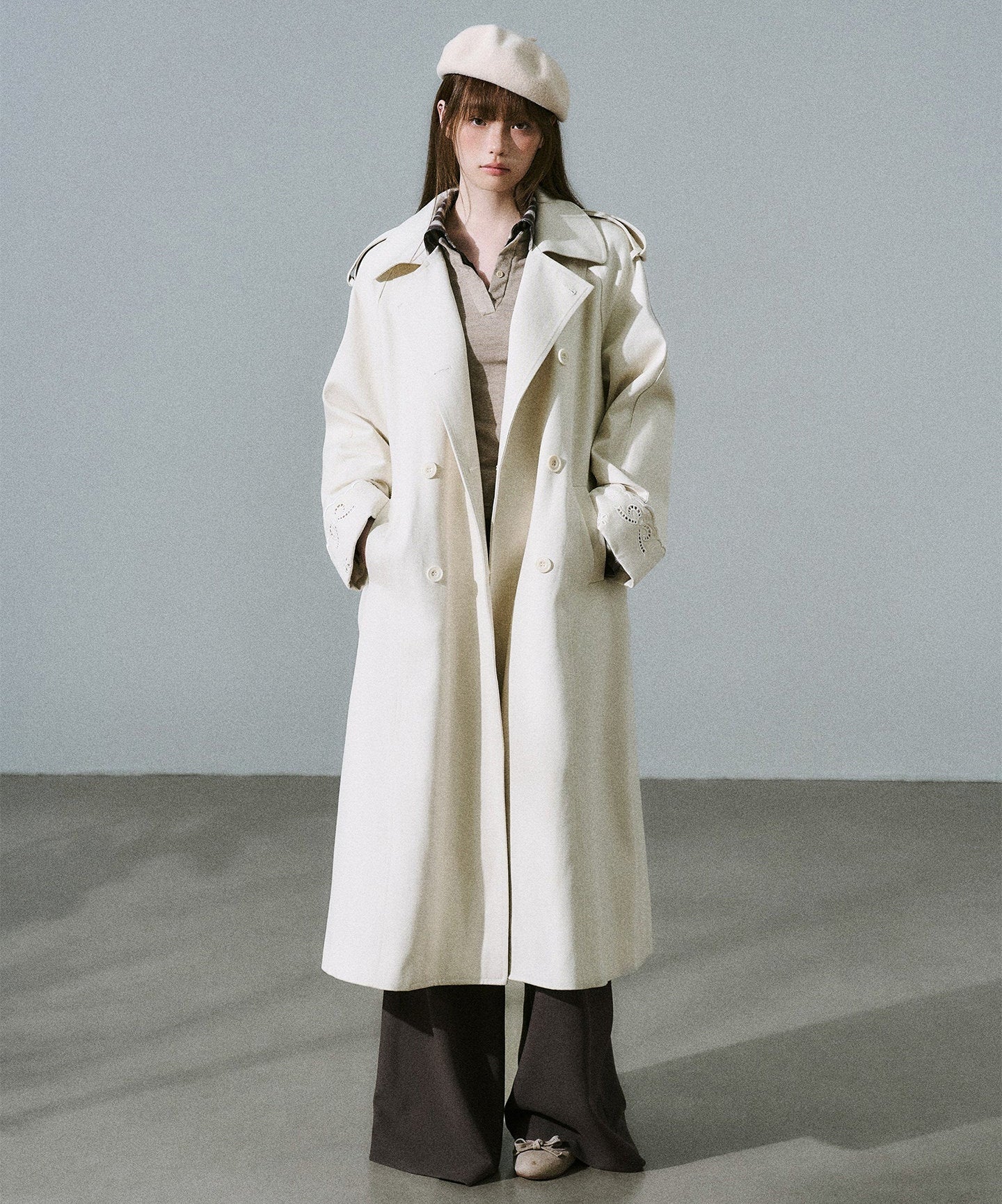Double-Breasted Trench Coat