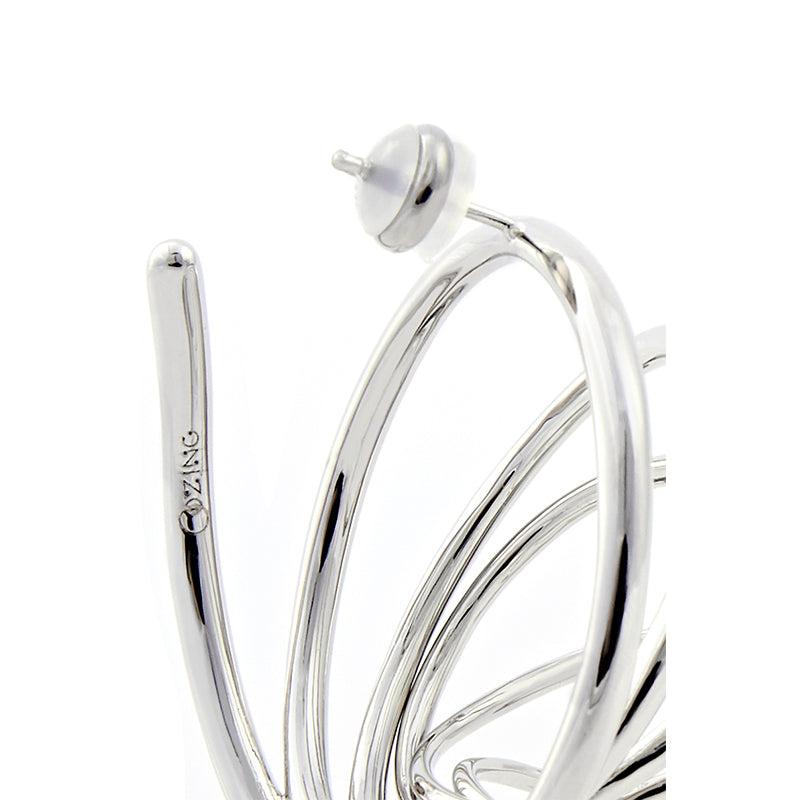 Spiral Circle Earrings