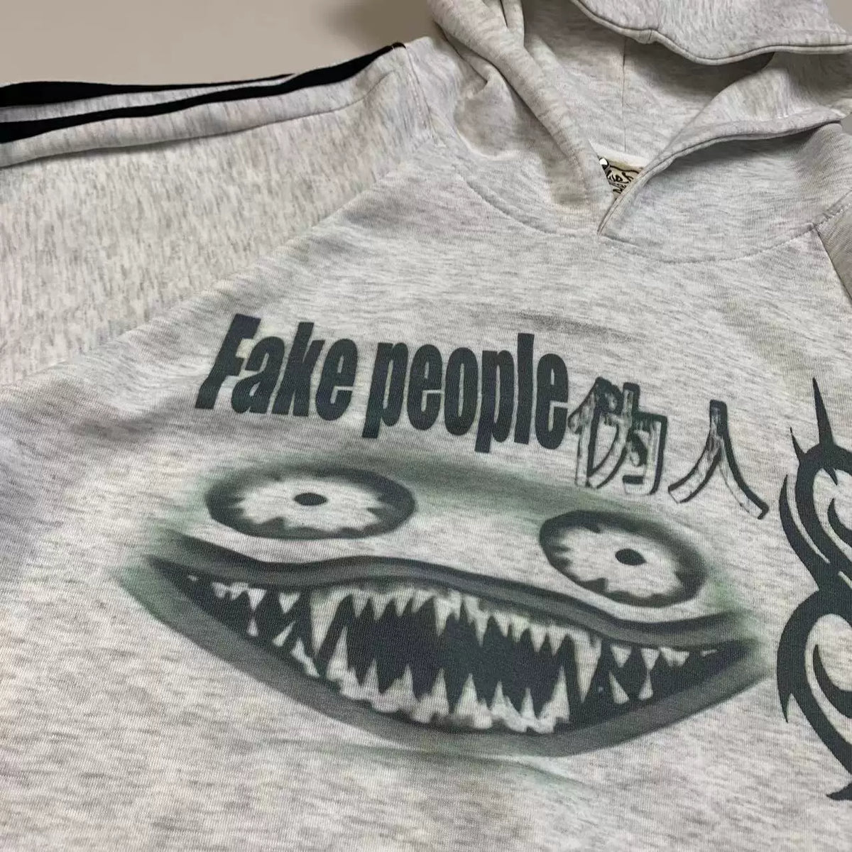Graffiti Print Hoodie