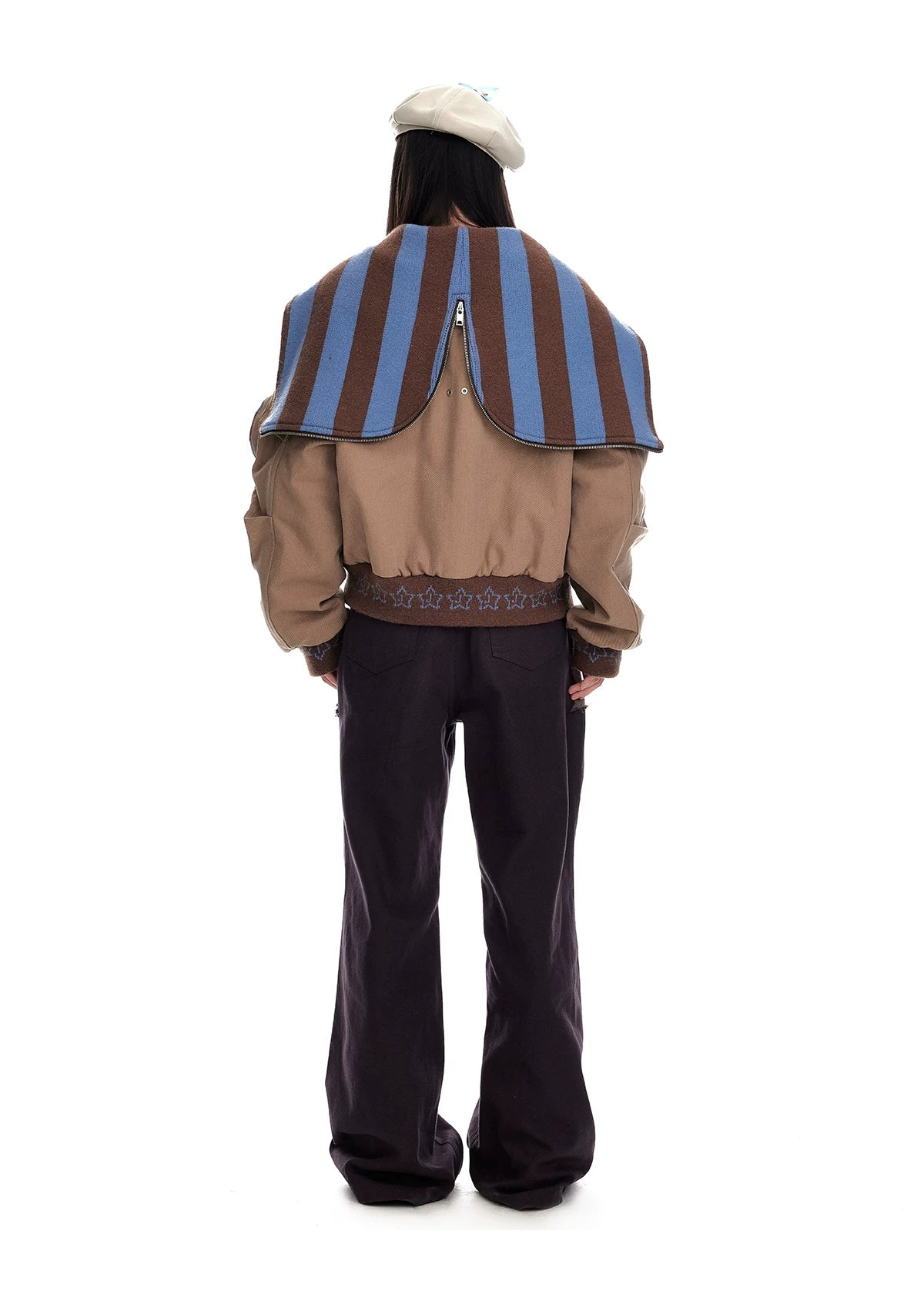 Star Patch Flare Pants