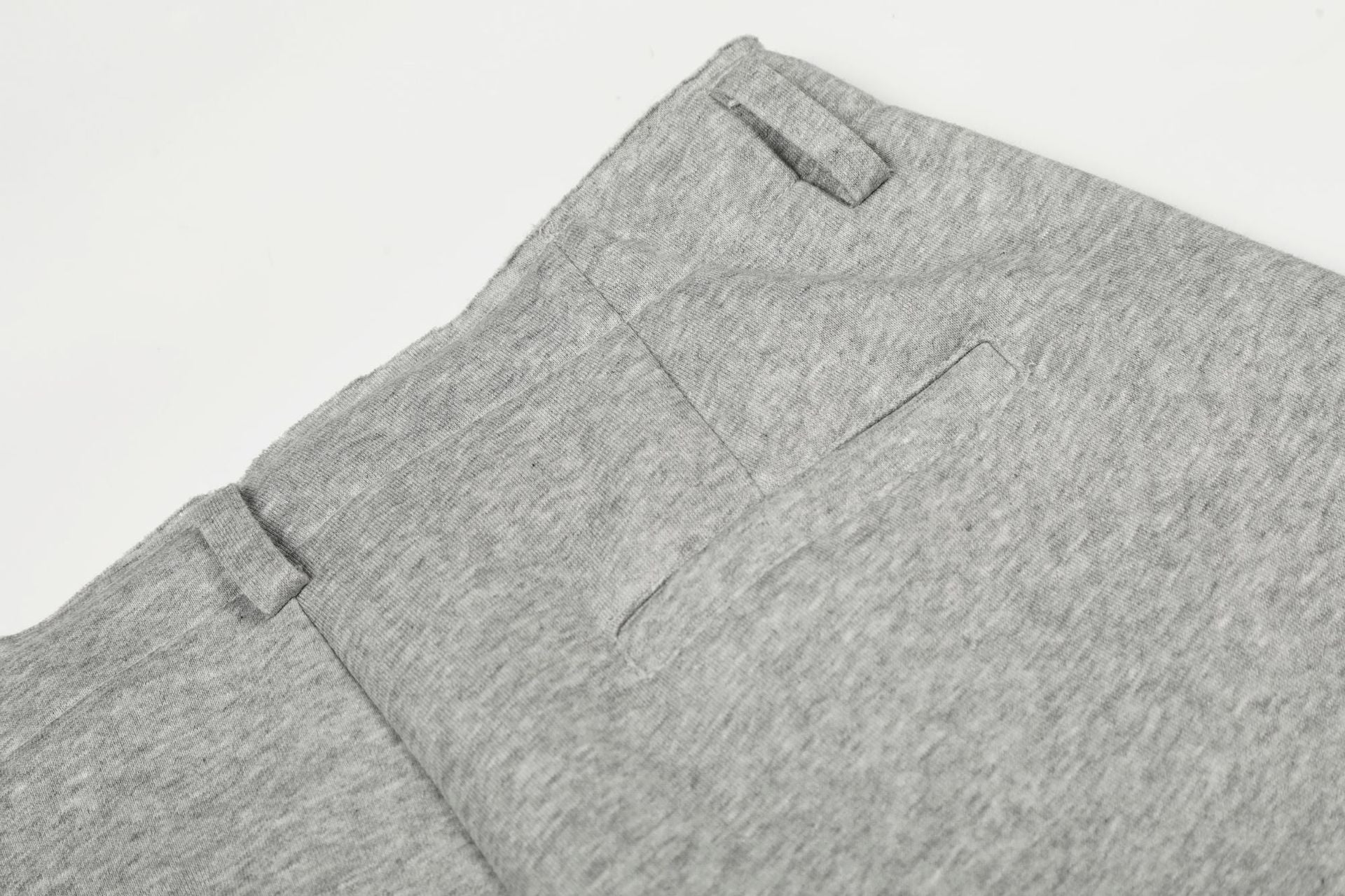 Deconstruction Irregular Curved Seam Wide Leg Sweatpants