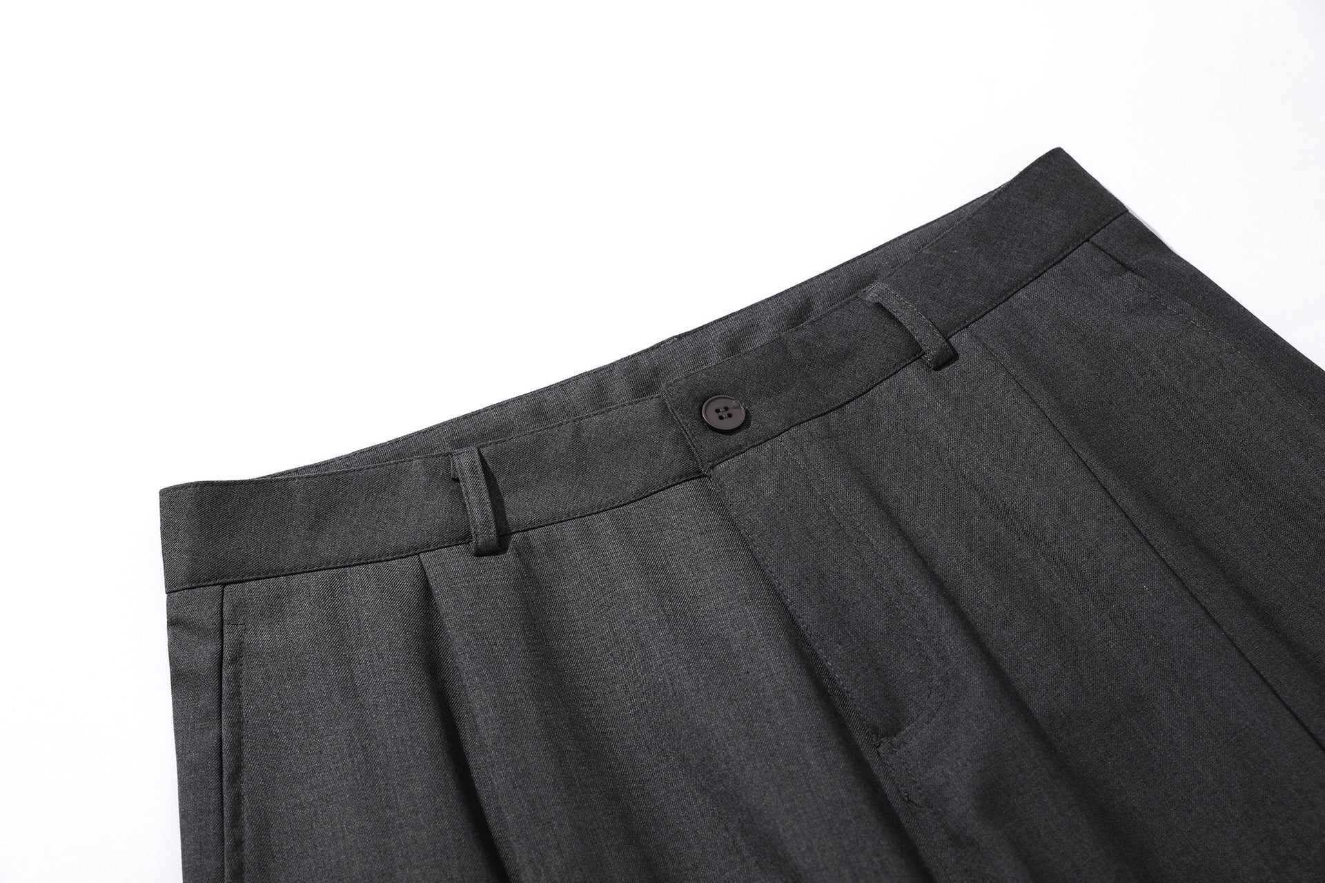 Pleats Cropped Pants