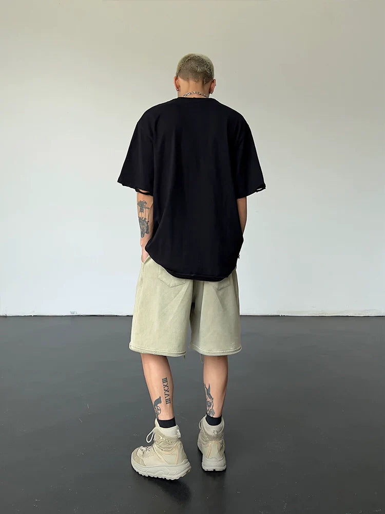 Wide Leg Short Sweatpants