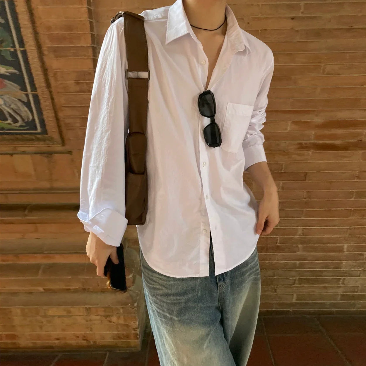 Relaxed Oversize Long Sleeve Shirt