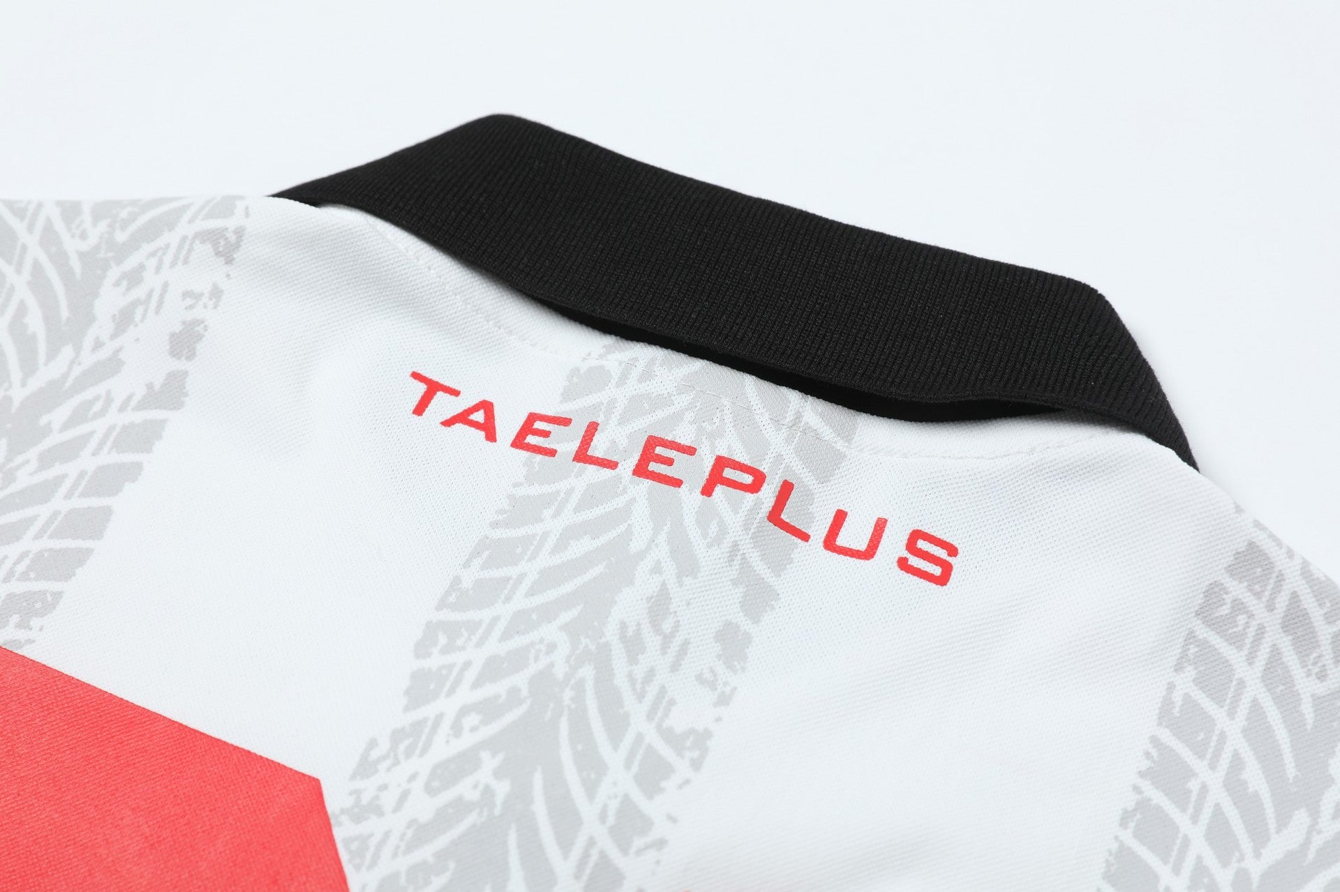 Retro Wheel Print Polo Jersey