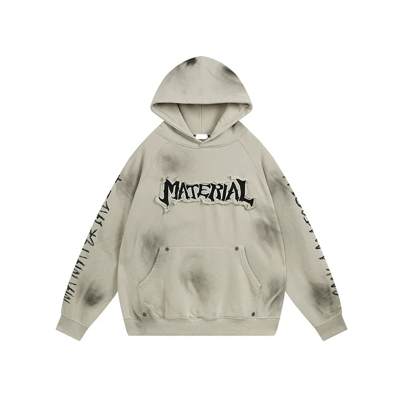 Patchwork Oversize Hoodie