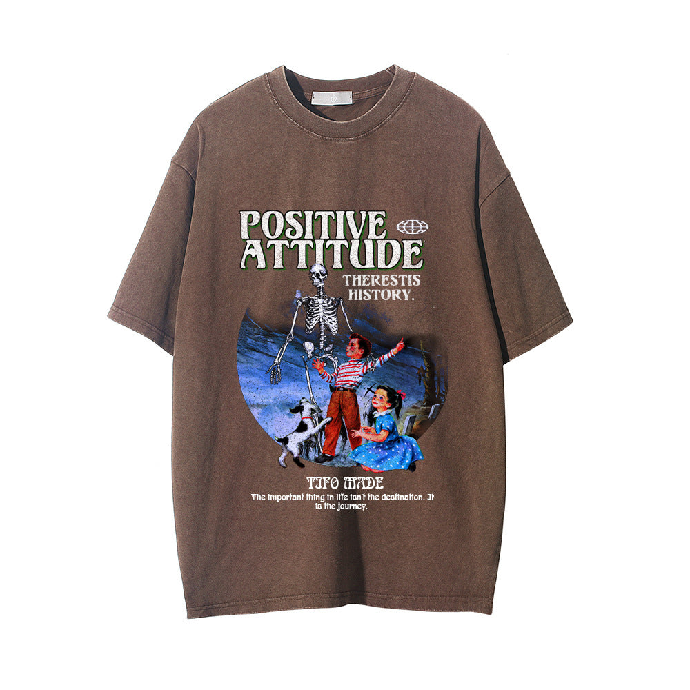 Skull Character Printed T-Shirt