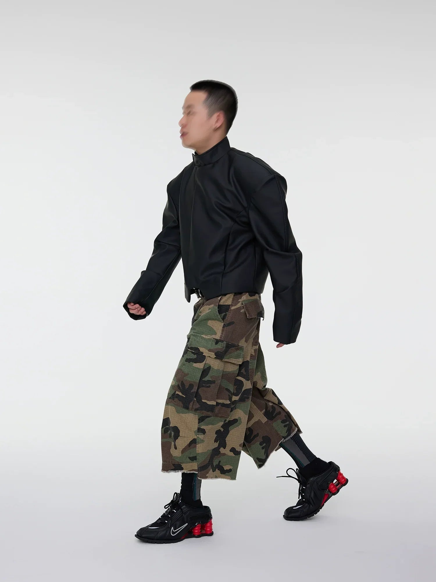 Camouflage Multi-Pocket Cargo Short