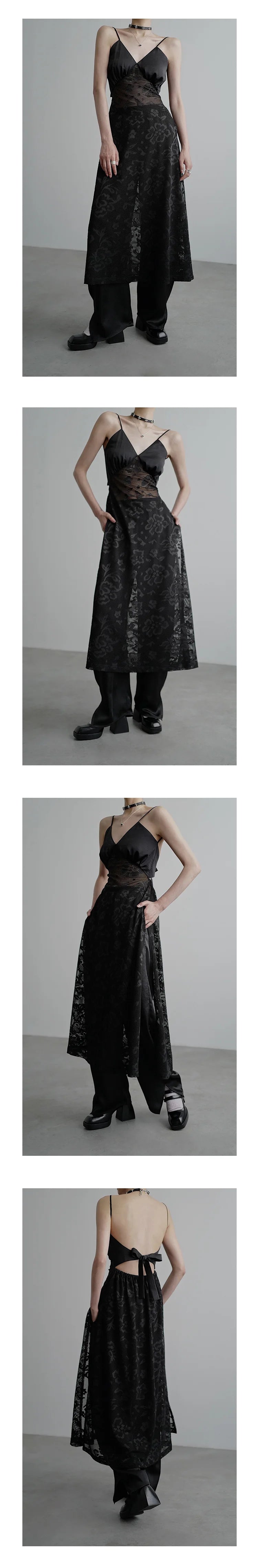 Elastic Slit Wide-Leg Straight Pants