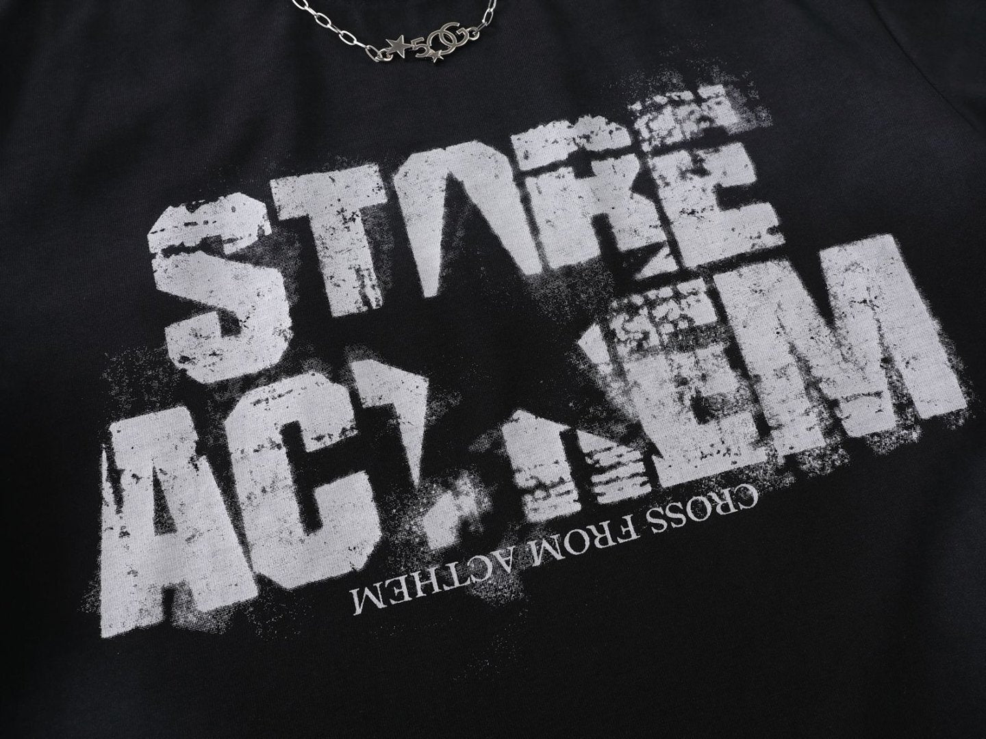 Heavyweight Dirty-Dye Print Oversize Short Sleeve T-Shirt