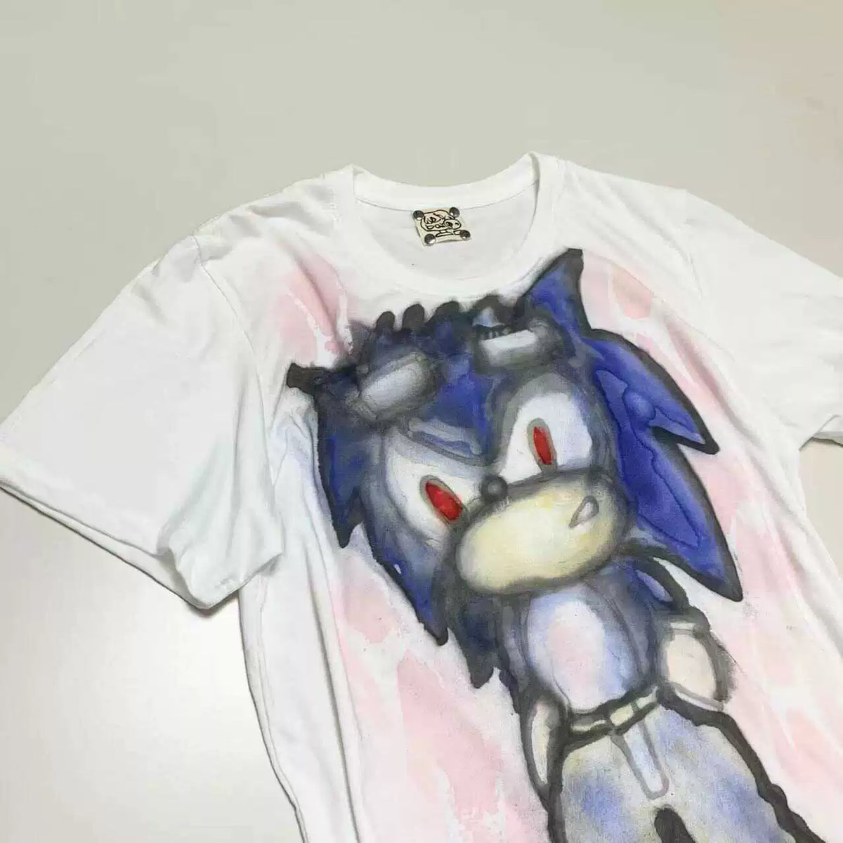 Cartoon Print Short Sleeve T-Shirt
