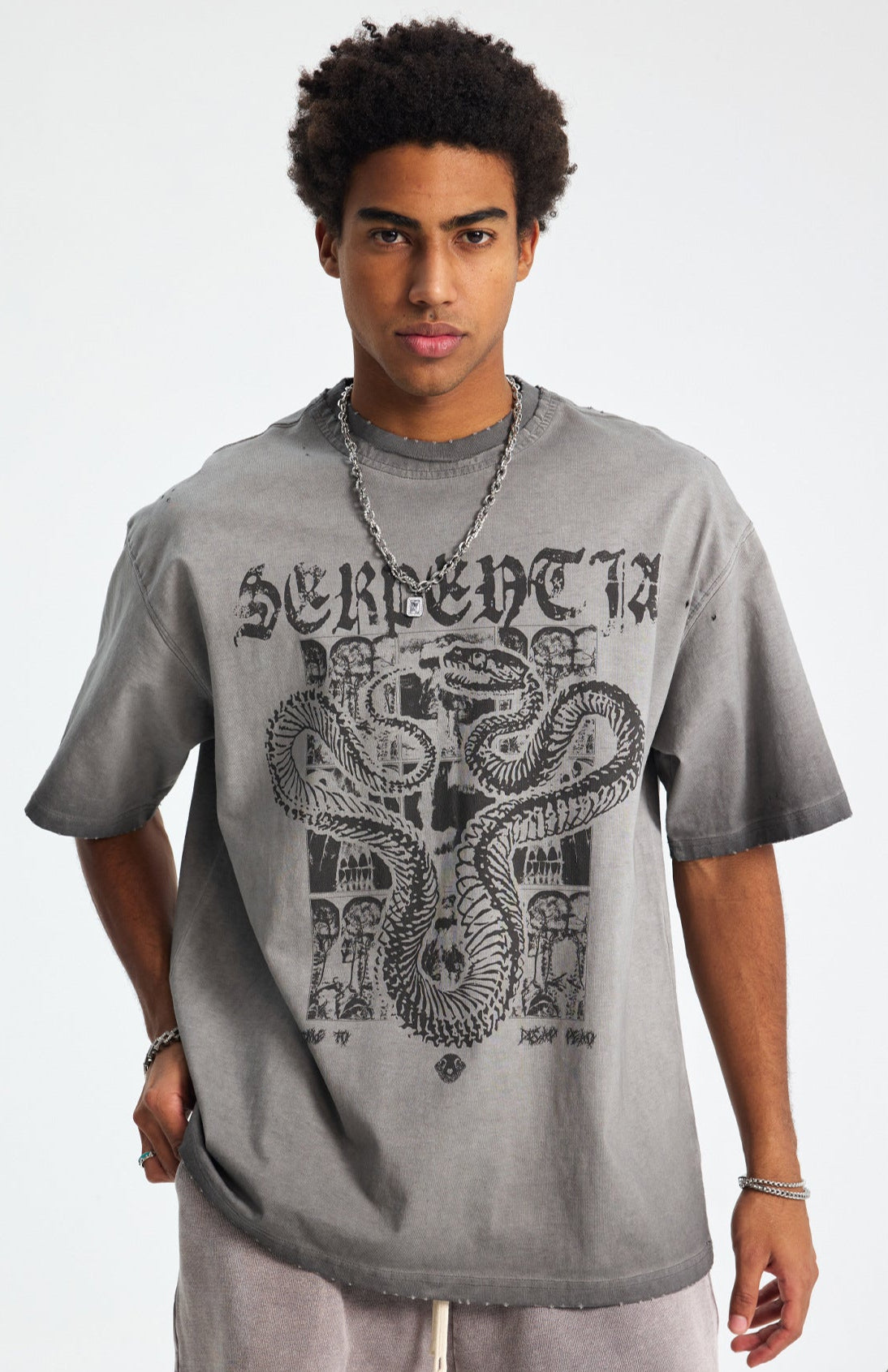 Camiseta vintage discreta antifritos