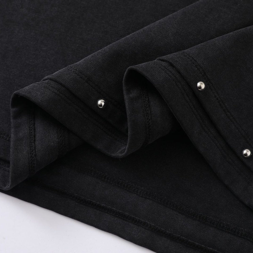 Studs Raglan Short Sleeve T-Shirt