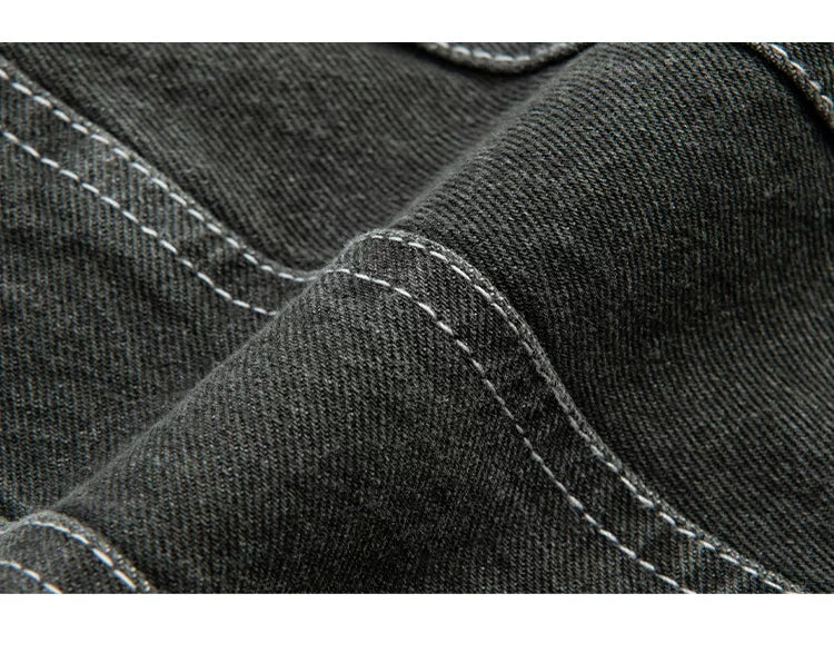 Wide-Leg Buggy Denim Jeans