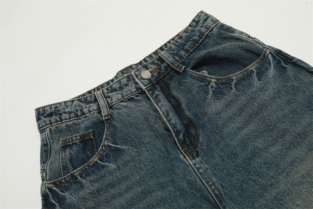 Retro Blue Supper Baggy Jeans