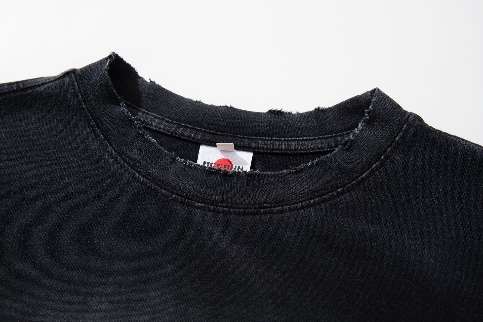 Washed Damage Print Short Sleeve T-Shirt