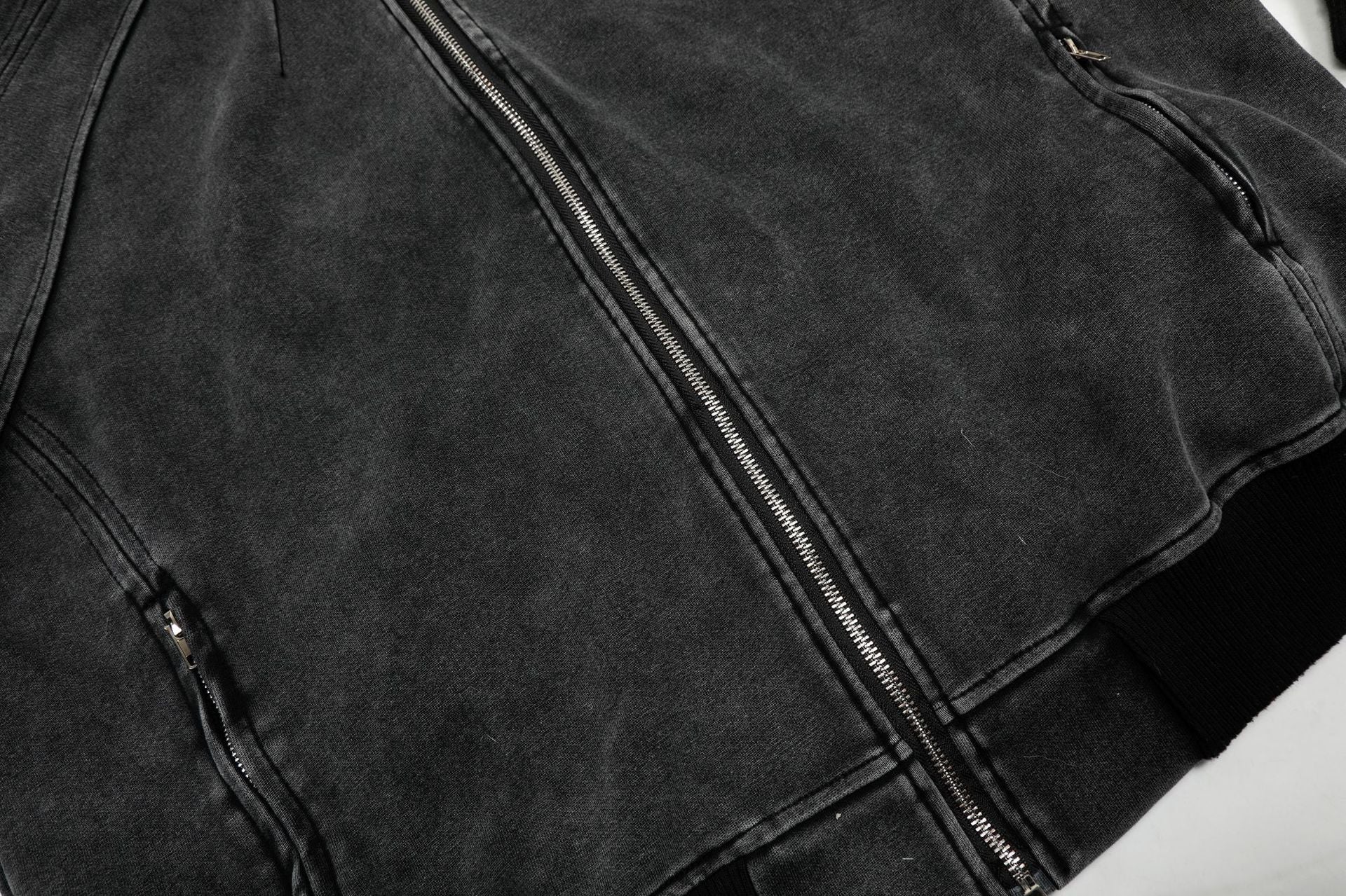 Heavyweight Washed Zipper Hoodie