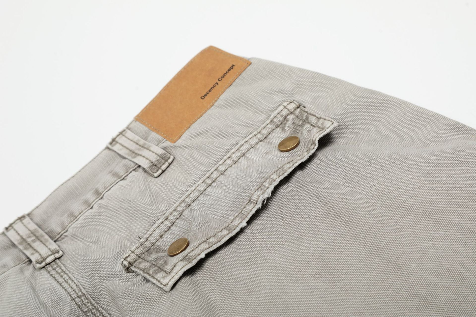 Washed Multi-Pocket Wide Leg Cargo Pants
