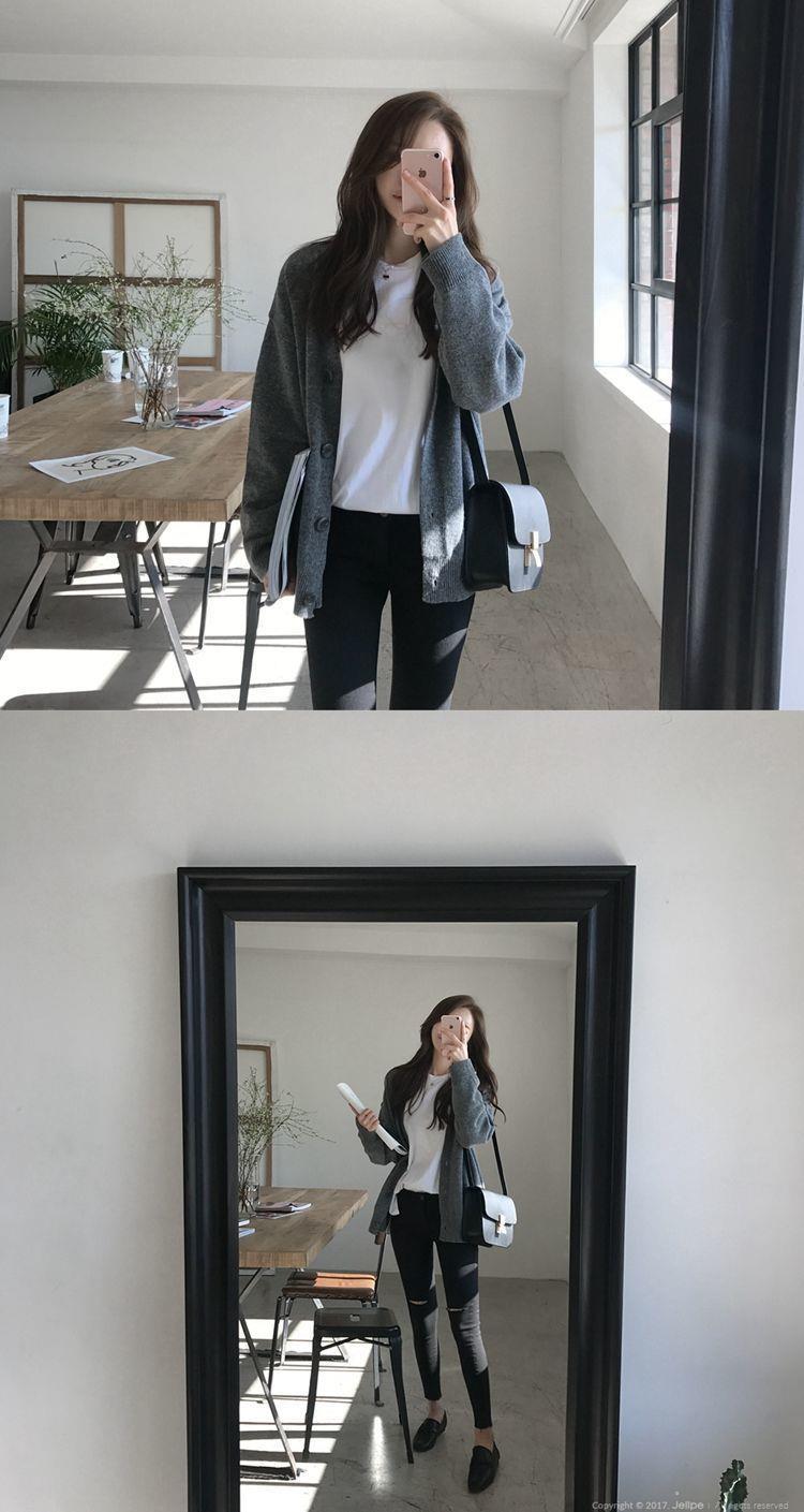 Knitted Cardigan Women's Cardigan