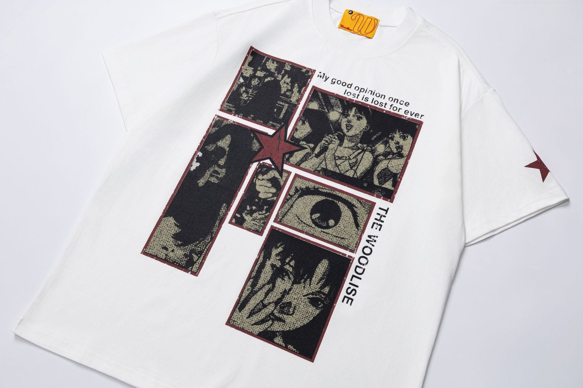 Cartoon Print Cool Touch Oversize Short Sleeve T-Shirt