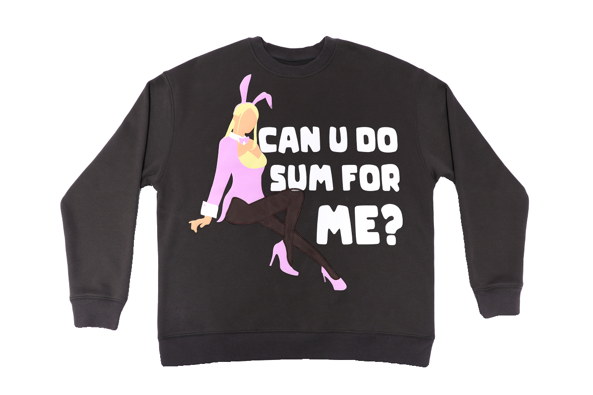 Graphic Print Heavyweight Sweatshirt