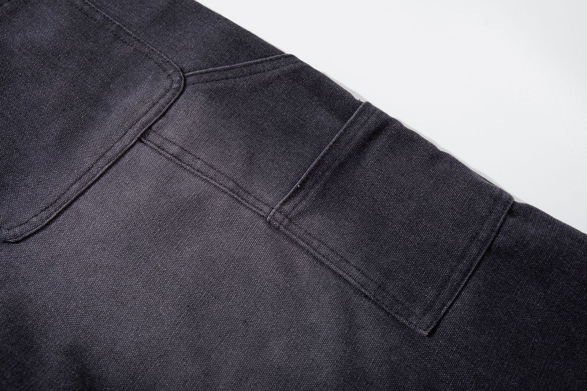 Denim Graffiti Damage Wide Leg Jort