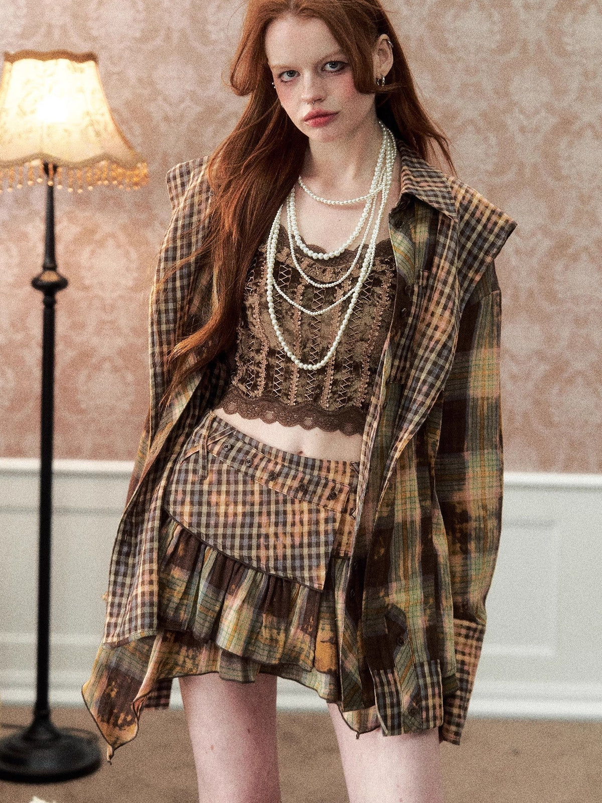 Brown skirt