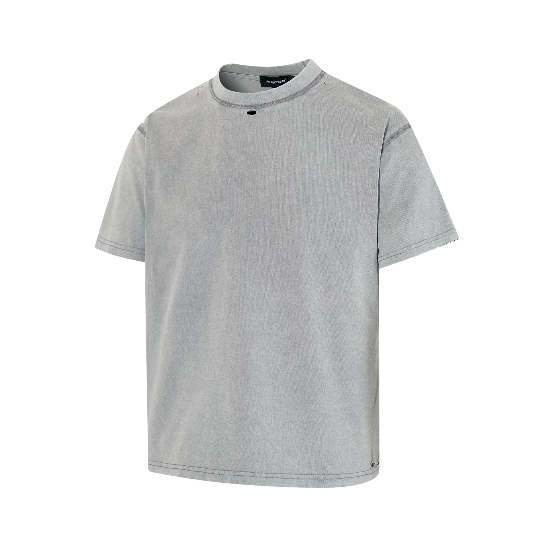 Washed Damage Short Sleeve T-Shirt