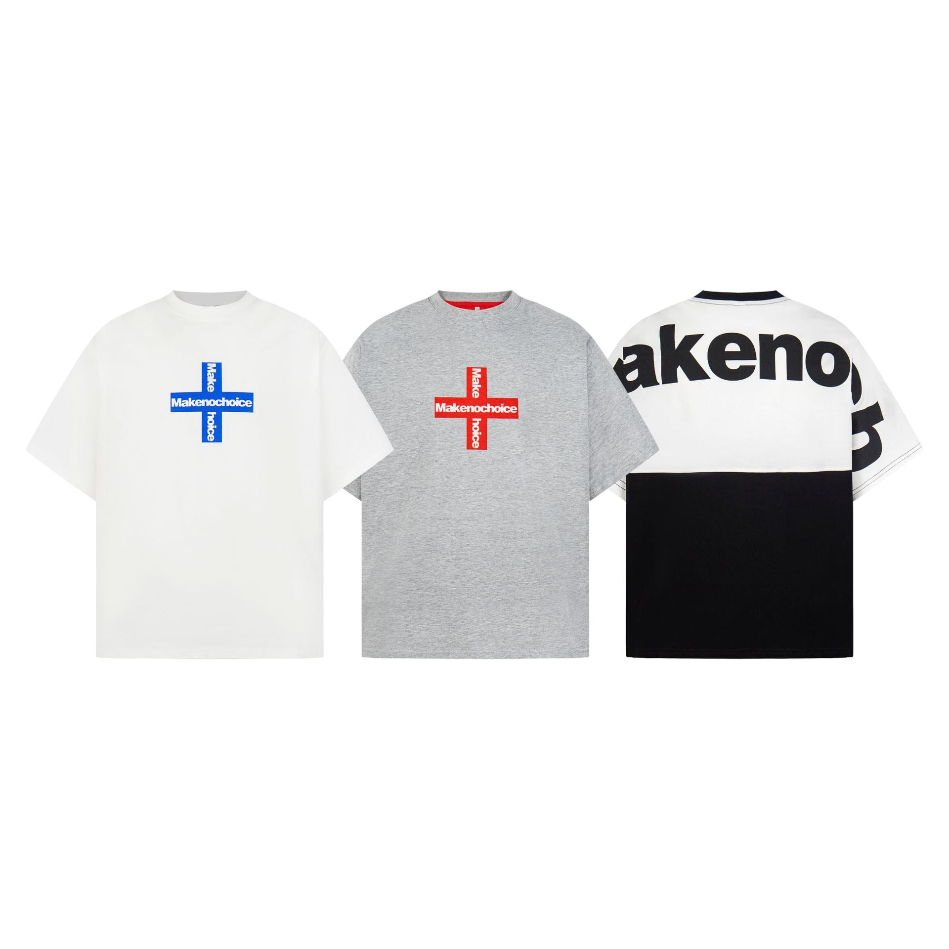 Letter Print Patchwork Oversize Short Sleeve T-Shirt