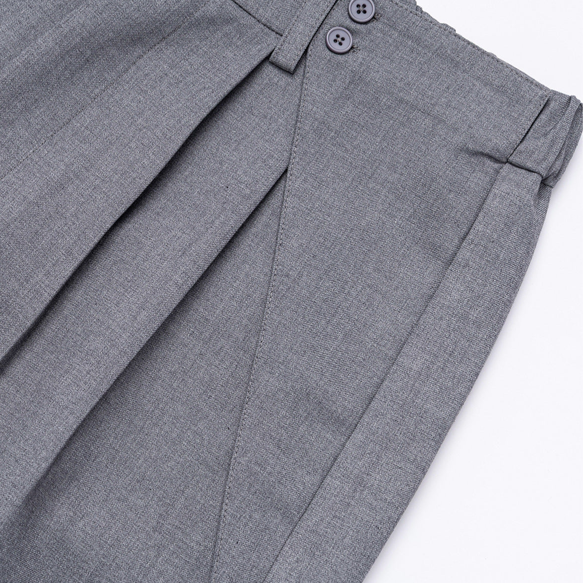 Pleats Wide Leg Jort