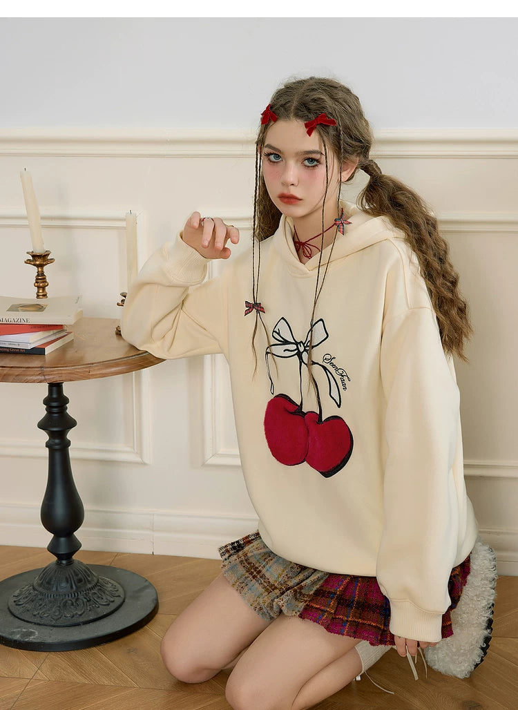 Fleece Linning Oversize Pullover Hoodie