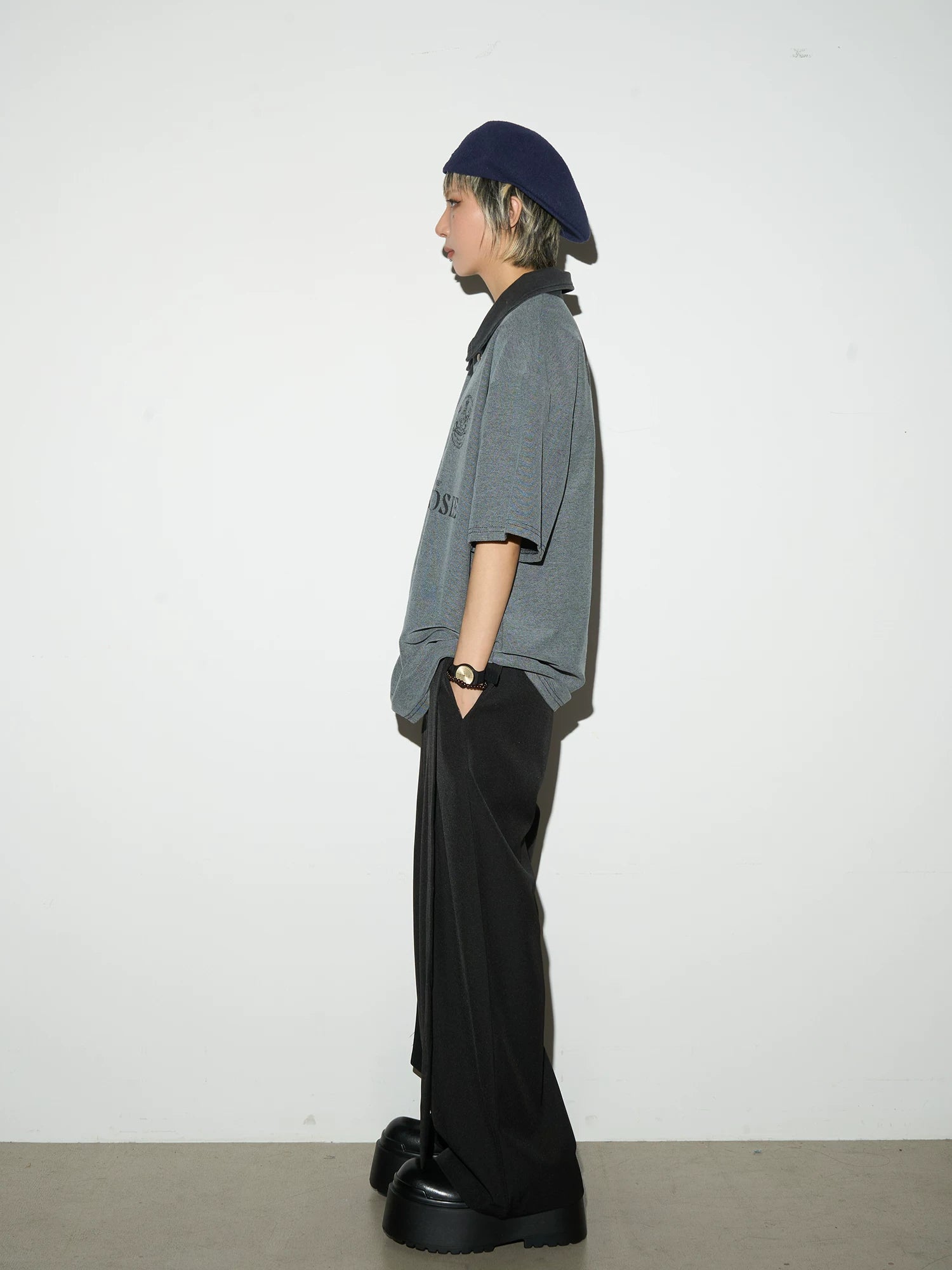 Wrap Tie Waist Tailored Jacket & Wide Leg Trousers Setup
