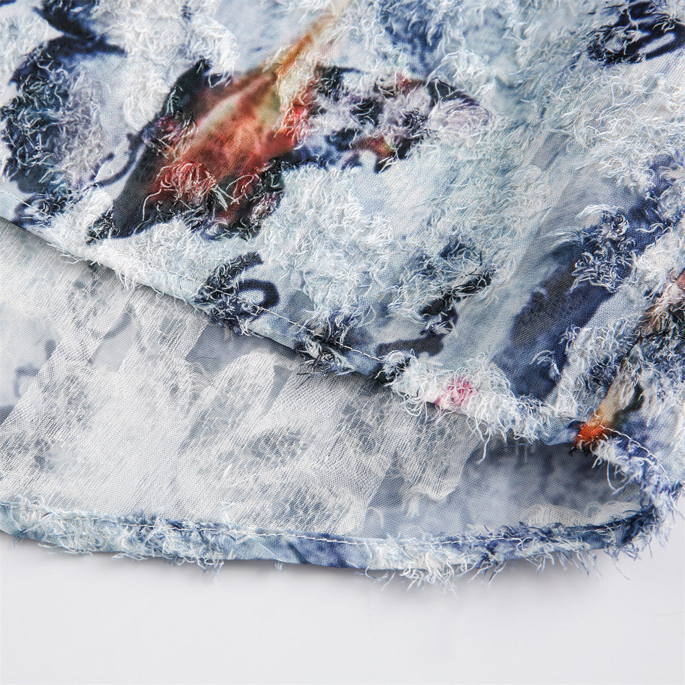 Fire Butterfly Fuzzy Shirt