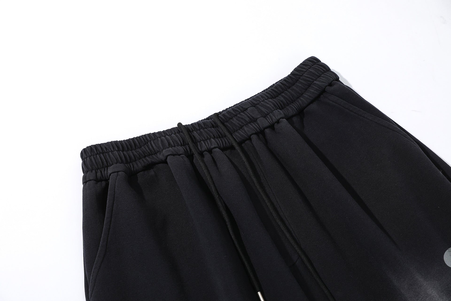 Wash Draped Wide Leg Sweatpants