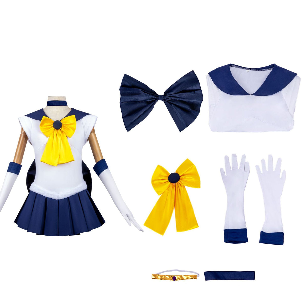 Halloween Sailor-Style Anime Cosplay Costume