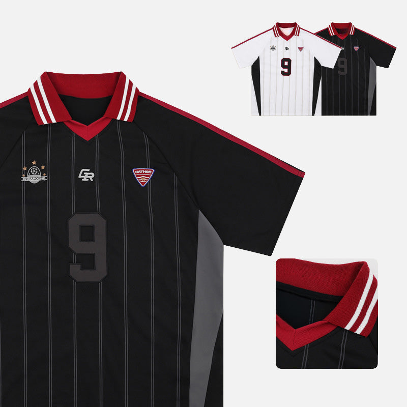 Pinstripe No. 9 Terrace Polo
