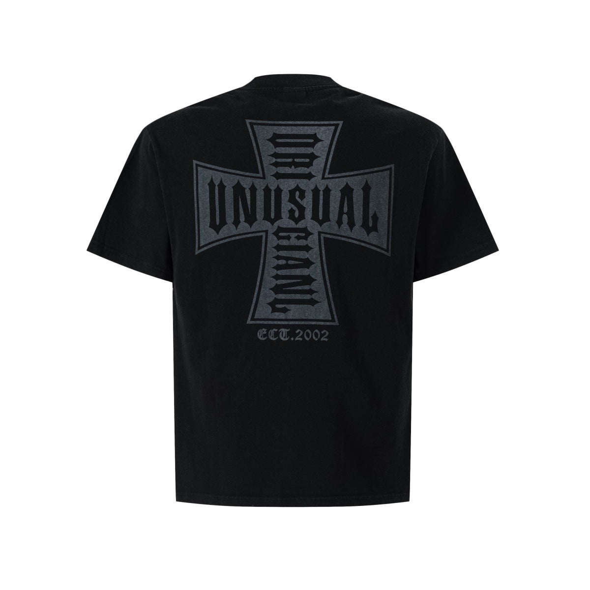 Cross Print Short Sleeve T-Shirt