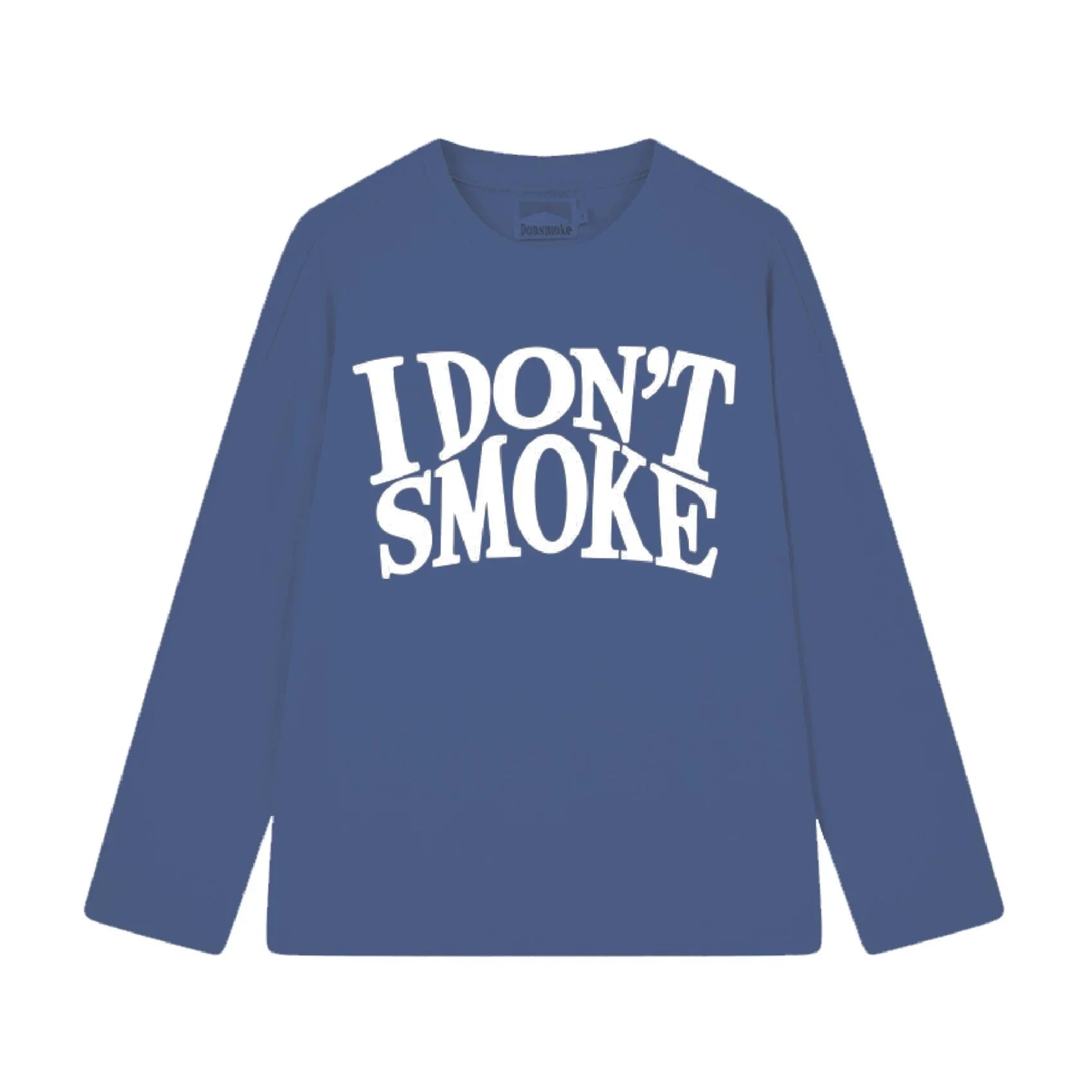 Oversize Cotton Long Sleeve Round Neck Sweatshirt