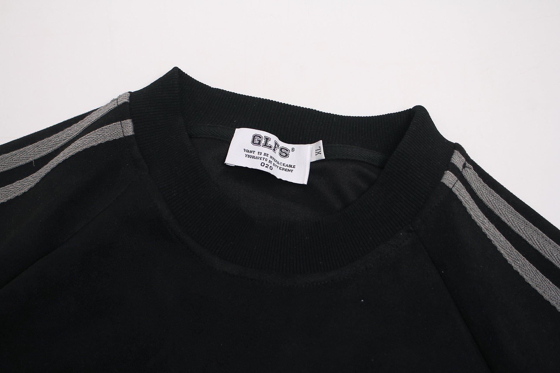 Suede Logo Oversize Short Sleeve T-Shirt