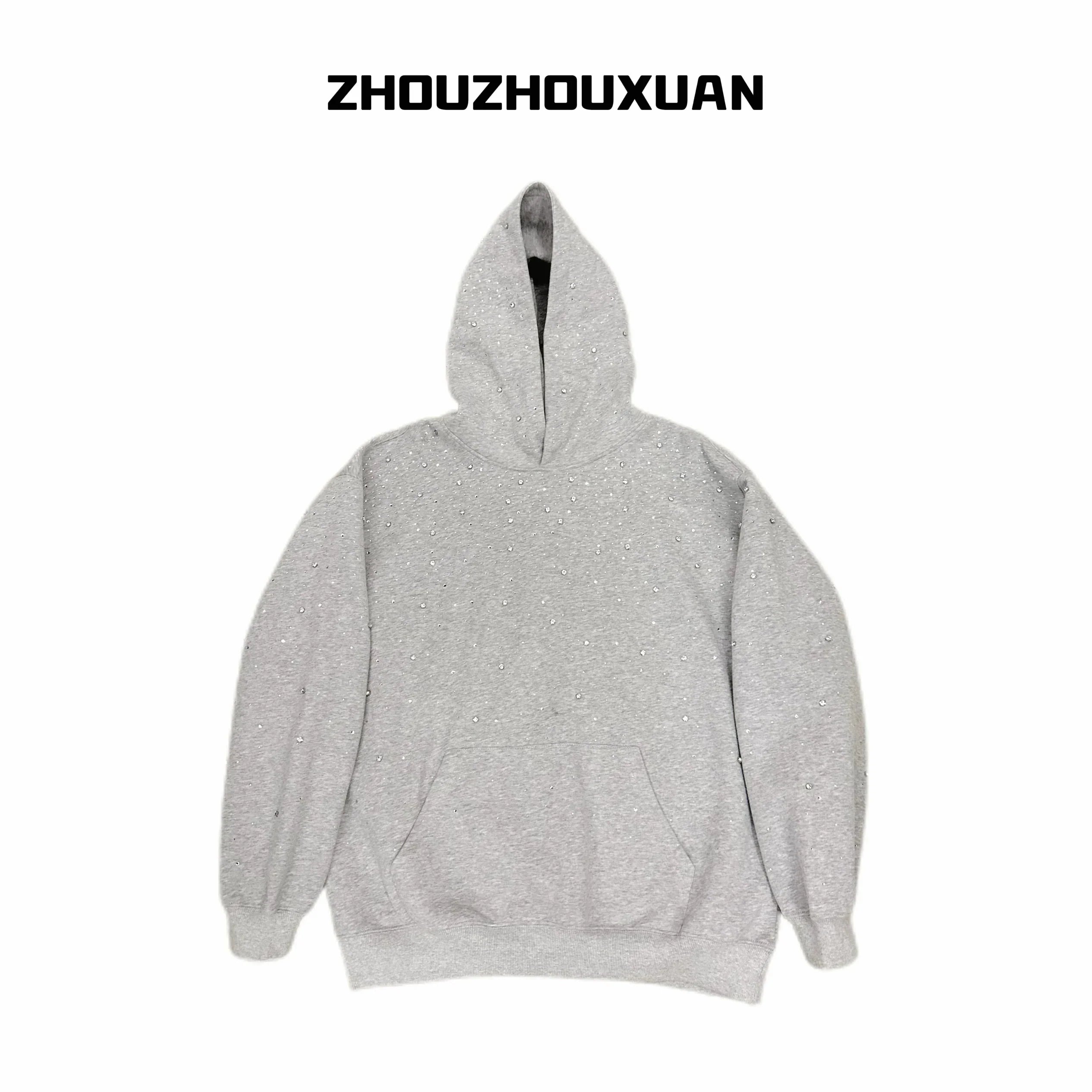 Rhinestone Starry Sky Hoodie & Long Sleeve Sweatshirt