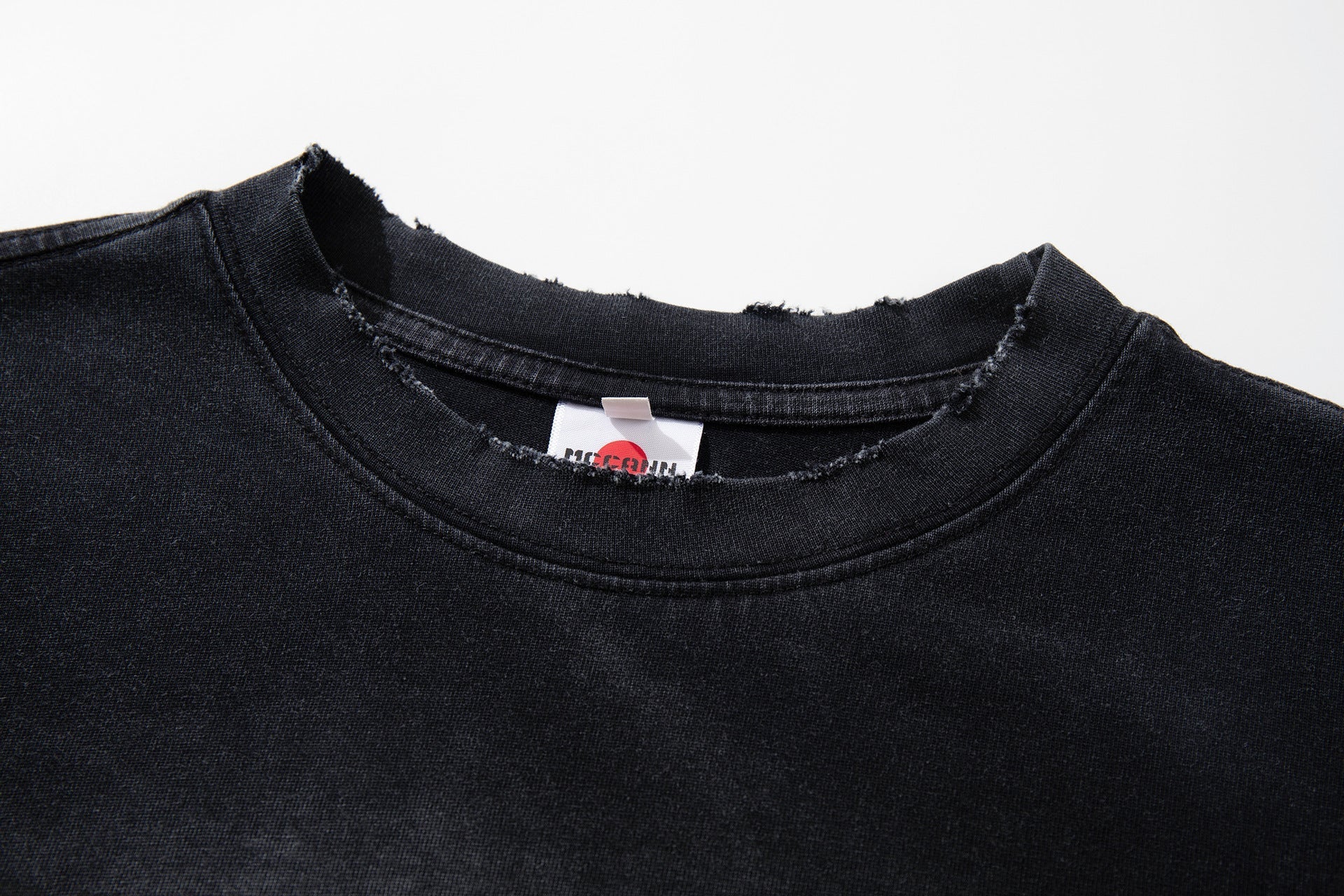 Washed Illustration Letter Print Short Sleeve T-Shirt