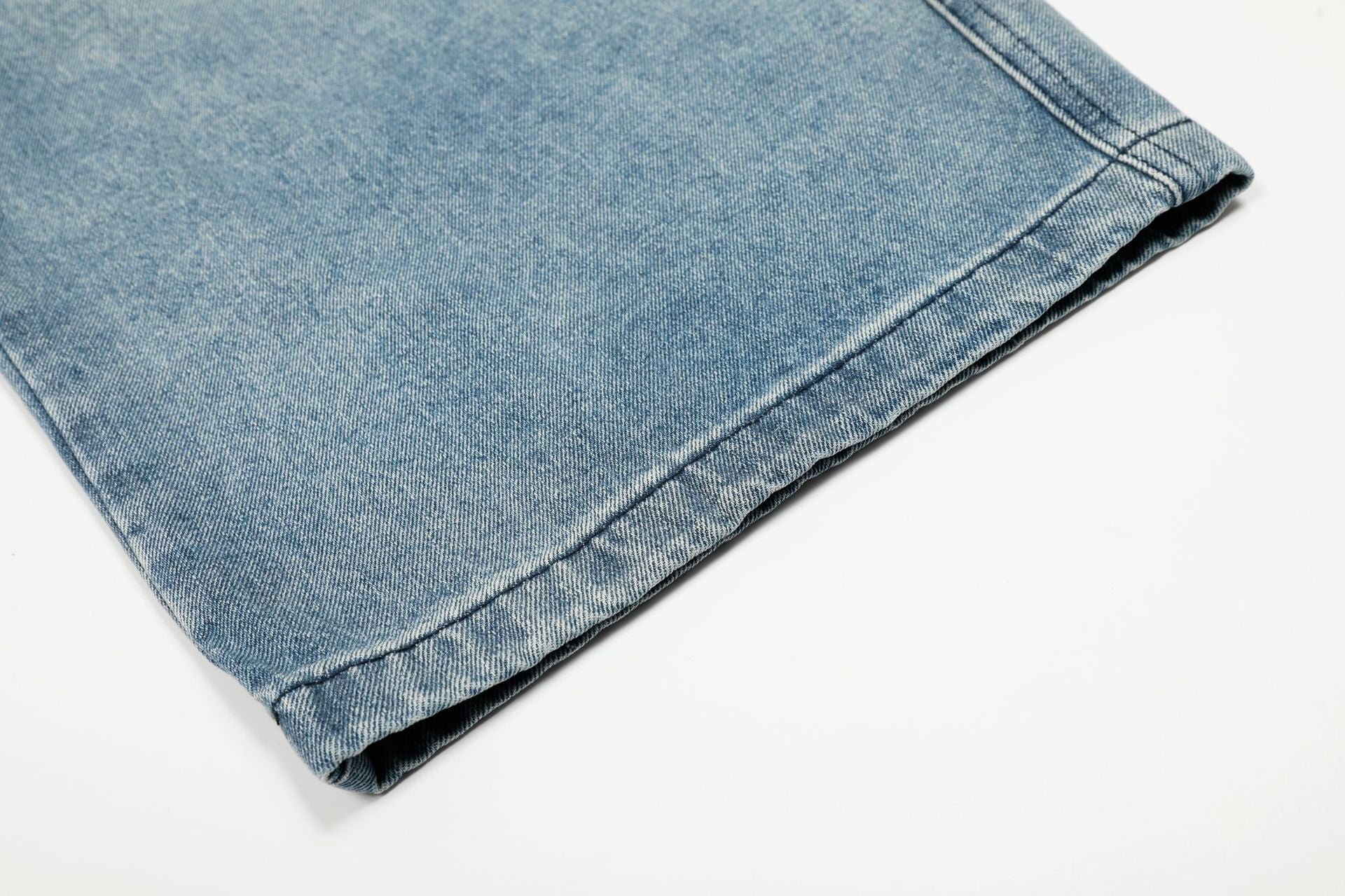 Washed Multi Pocket Curved Denim Jeans