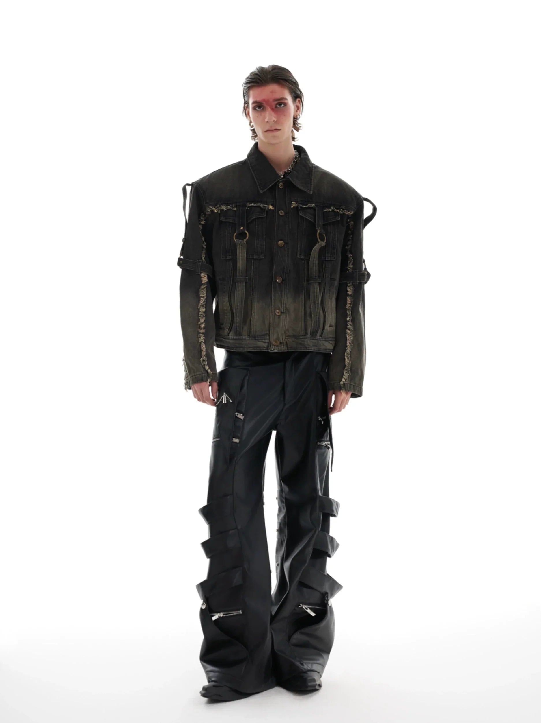 Gradient Wash Denim Jacket