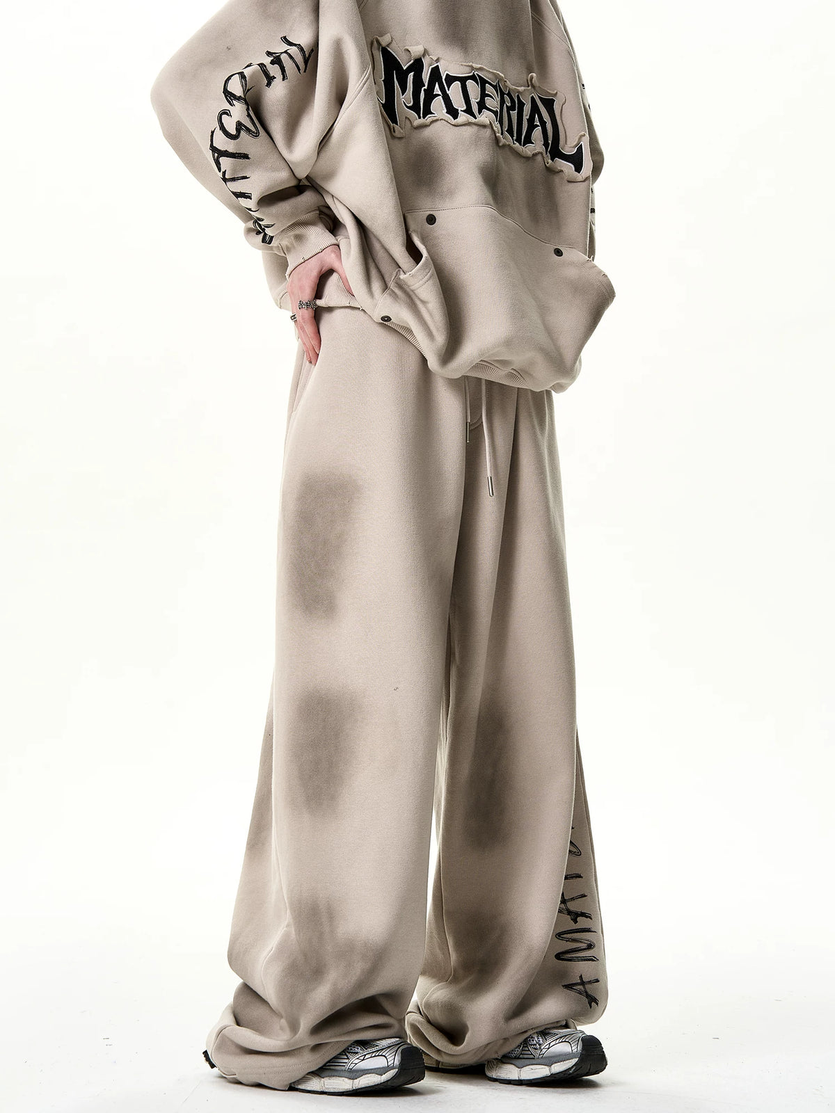 Washed Wide Leg Sweatpants