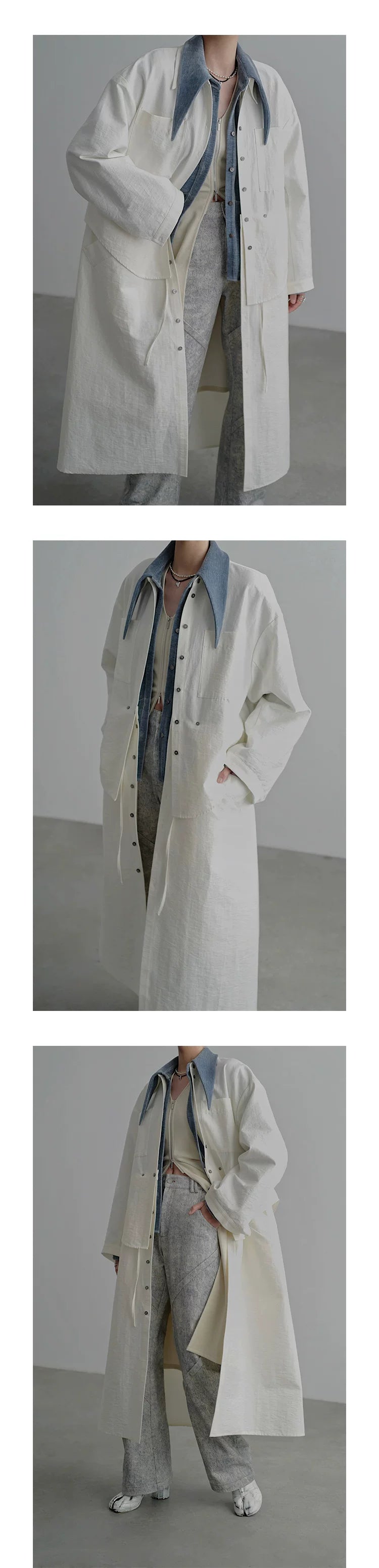 Gilet long en maille zippé