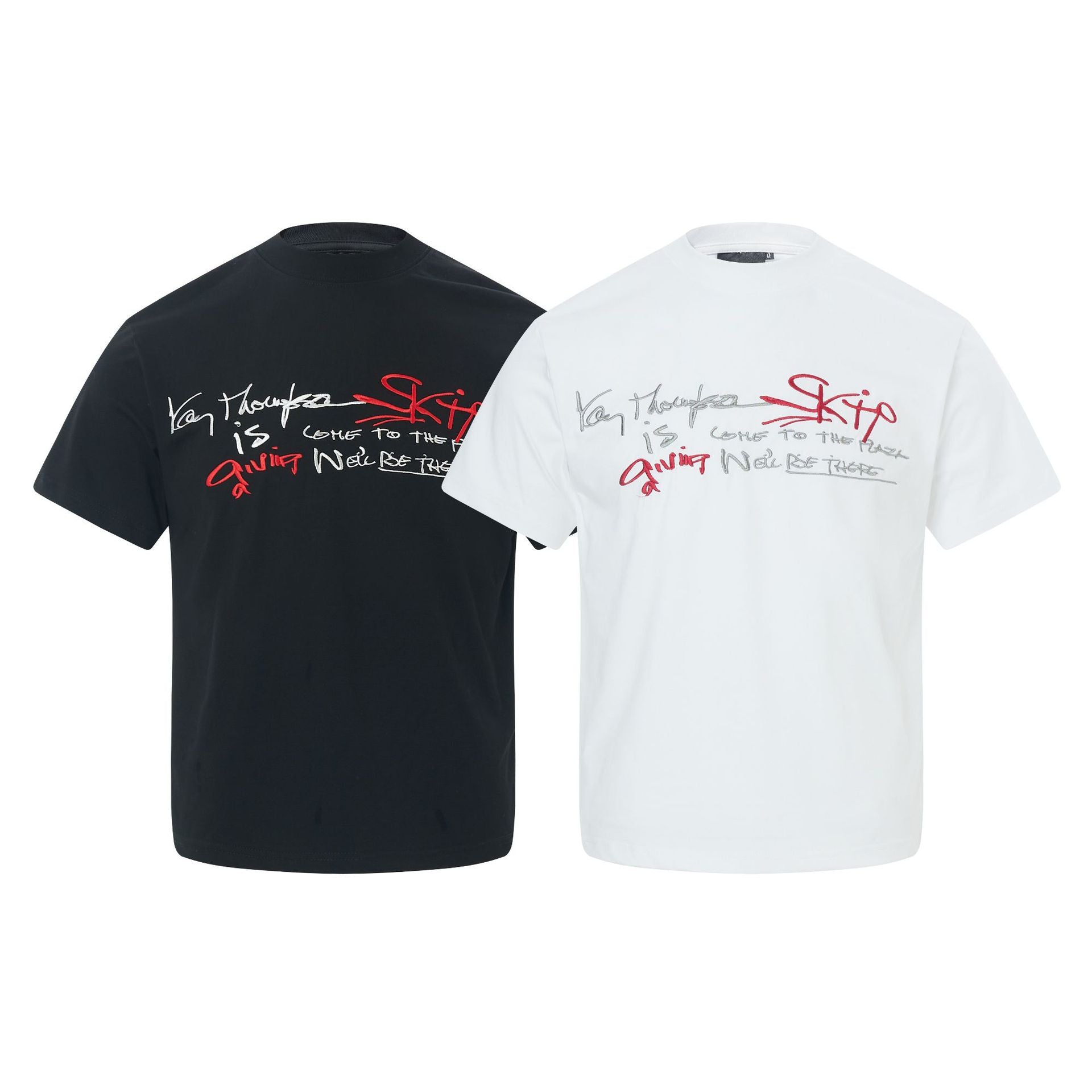 Letter Embroidery Short Sleeve T-Shirt