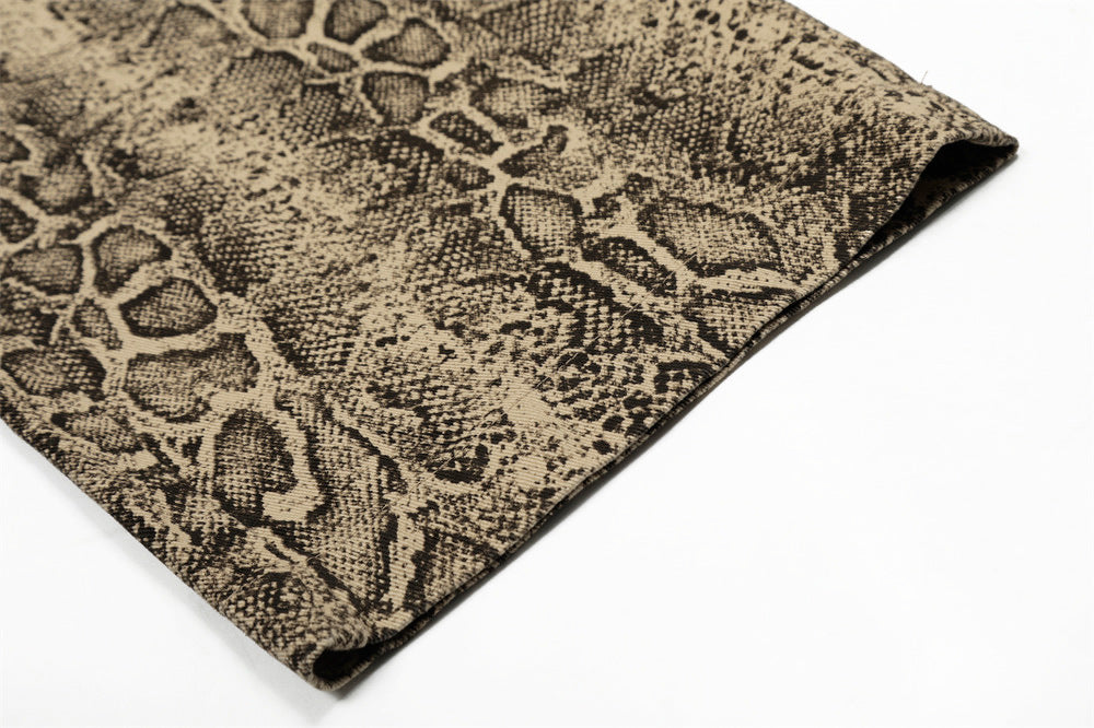 Python Pattern Digital Print Pants