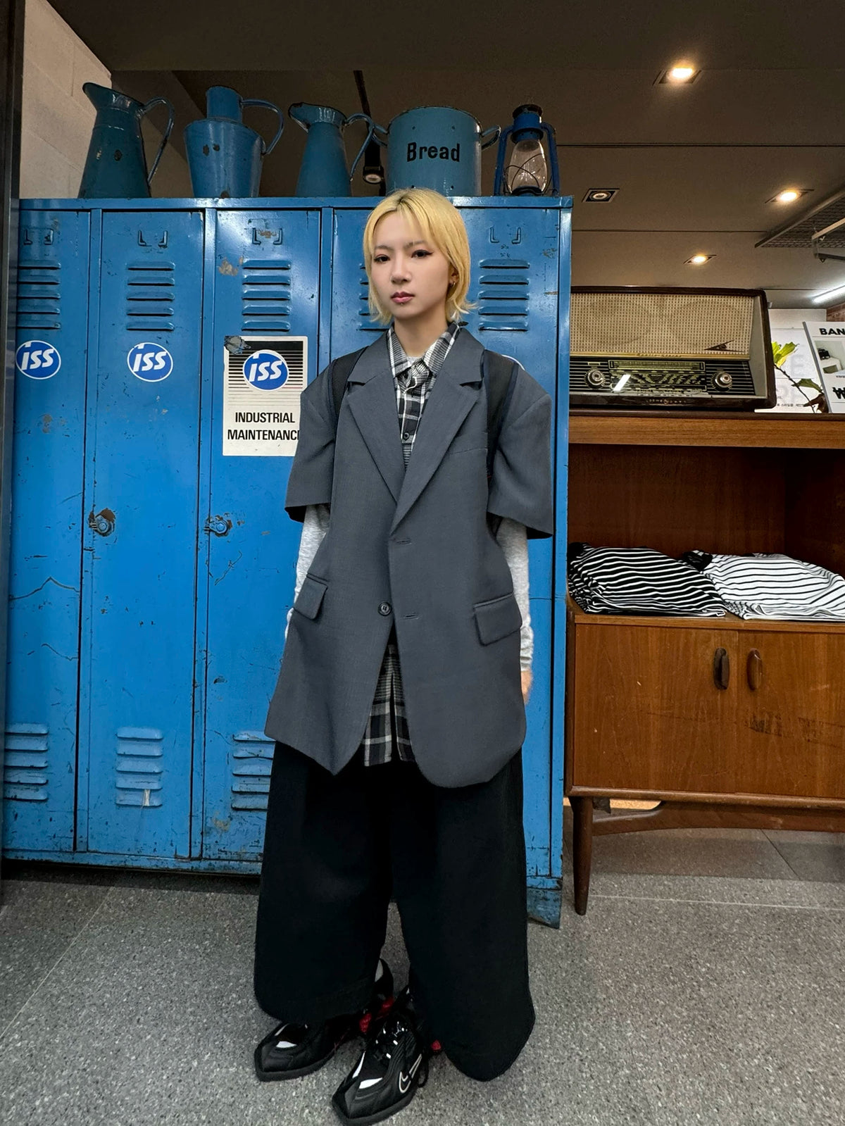 Draped Academy Short Sleeve Tailored Jacket & Draped Trousers Setup