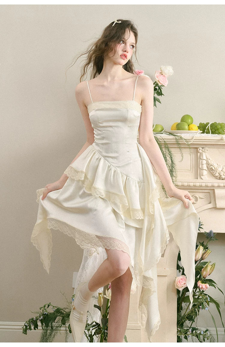 Irregular Hem Length Camisole Dress