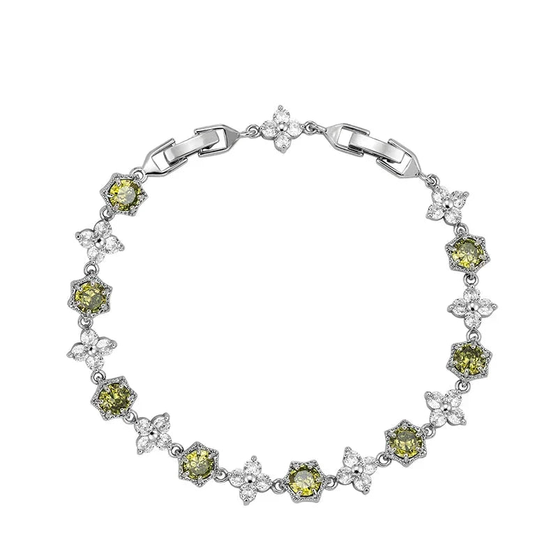 Snowflake Zircon Bracelet